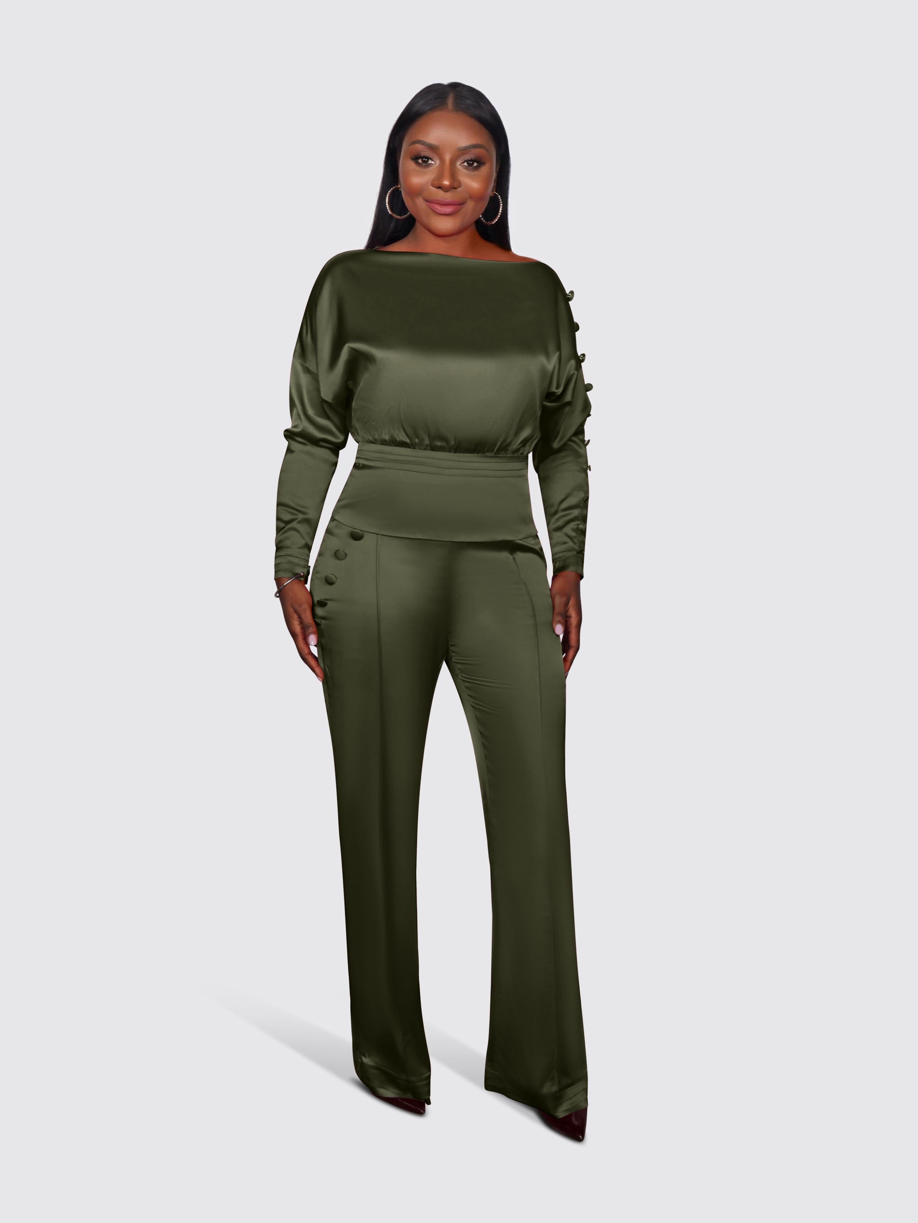 Two-Piece Luxe Wear (Olive)