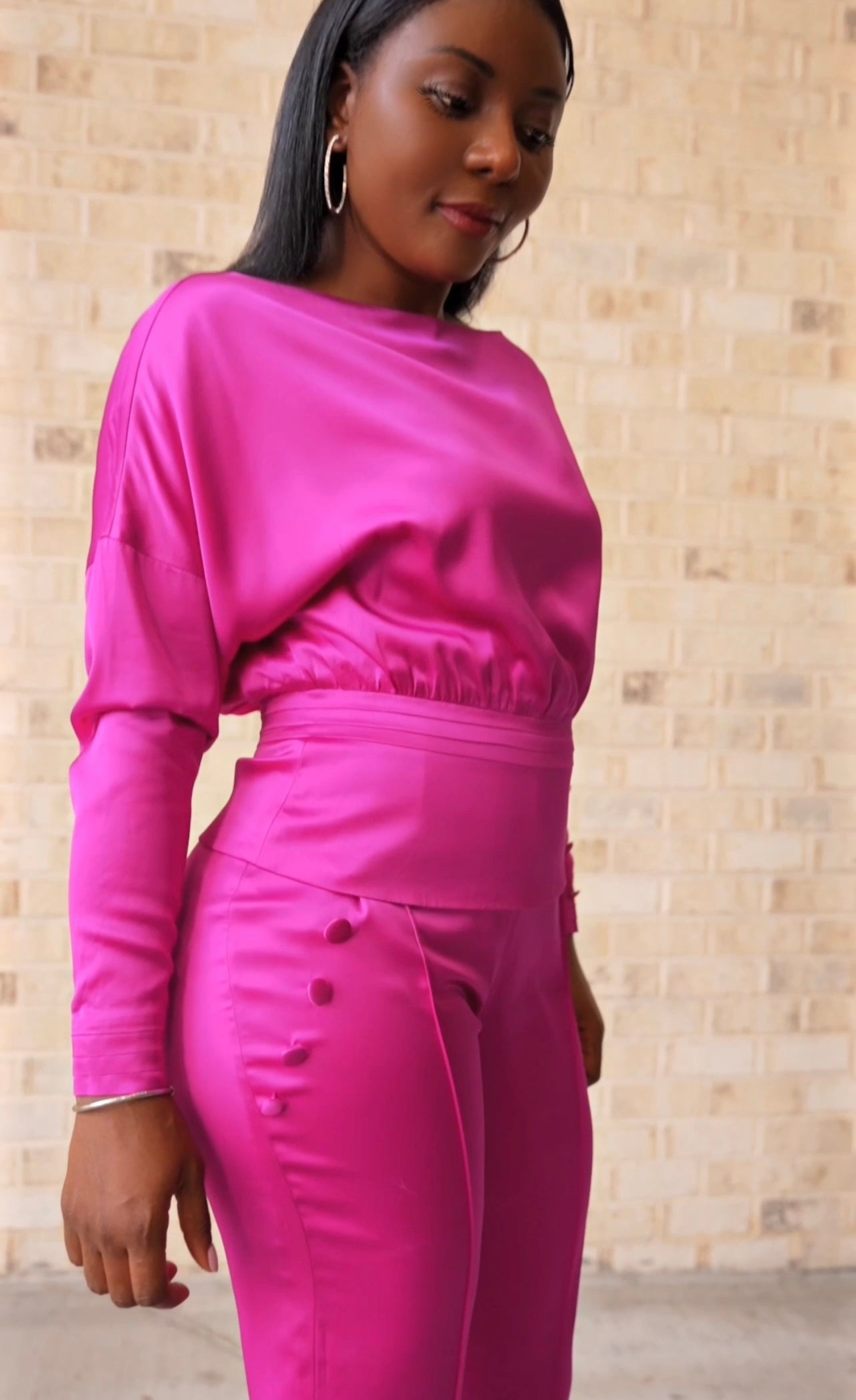 Two-Piece Luxe Wear (Magenta)