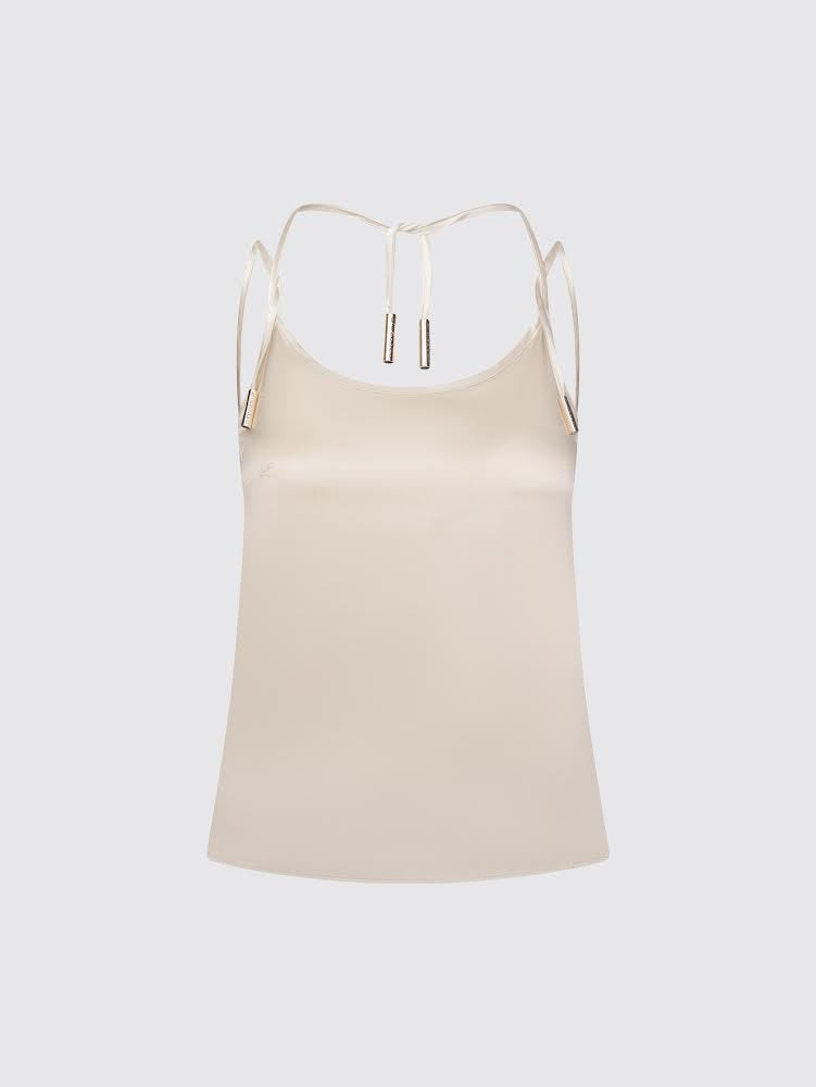 Multi-Wear Silk Camisole Top (Champagne)