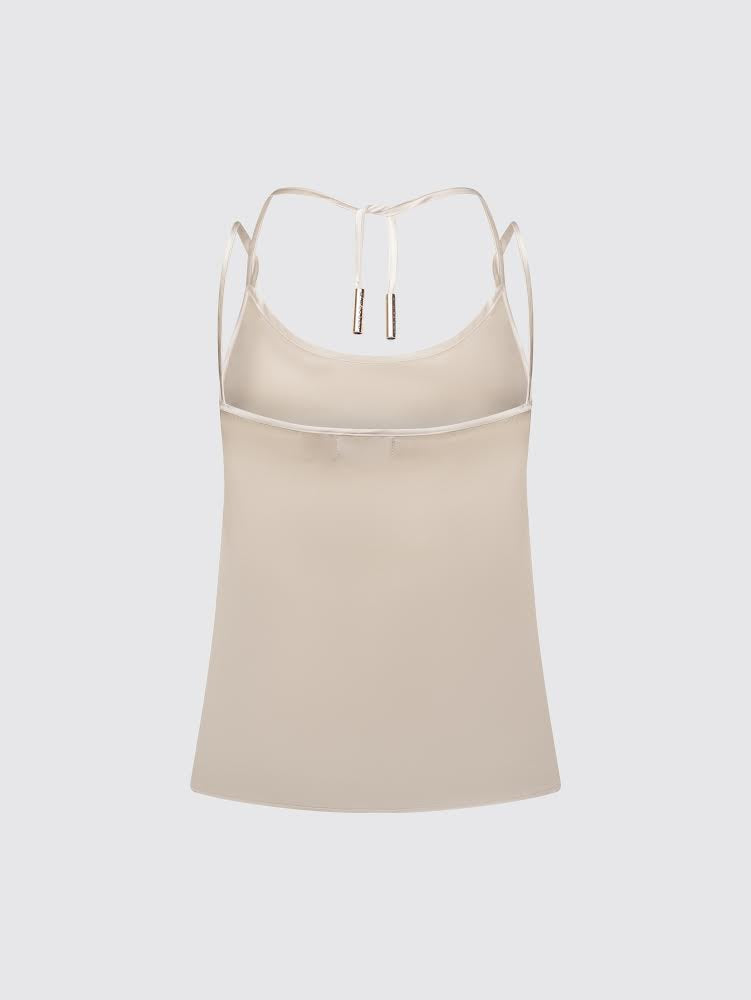 Multi-Wear Silk Camisole Top (Champagne)