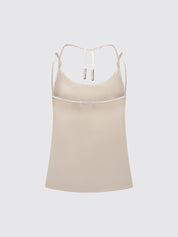 Multi-Wear Silk Camisole Top (Champagne)