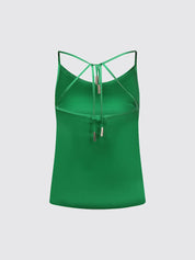 Multi-Wear Silk Camisole Top (Emerald)