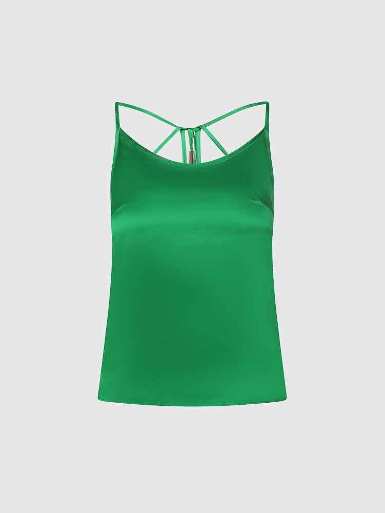 Multi-Wear Silk Camisole Top (Emerald)