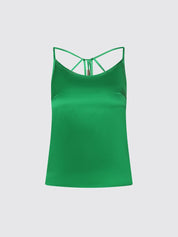 Multi-Wear Silk Camisole Top (Emerald)