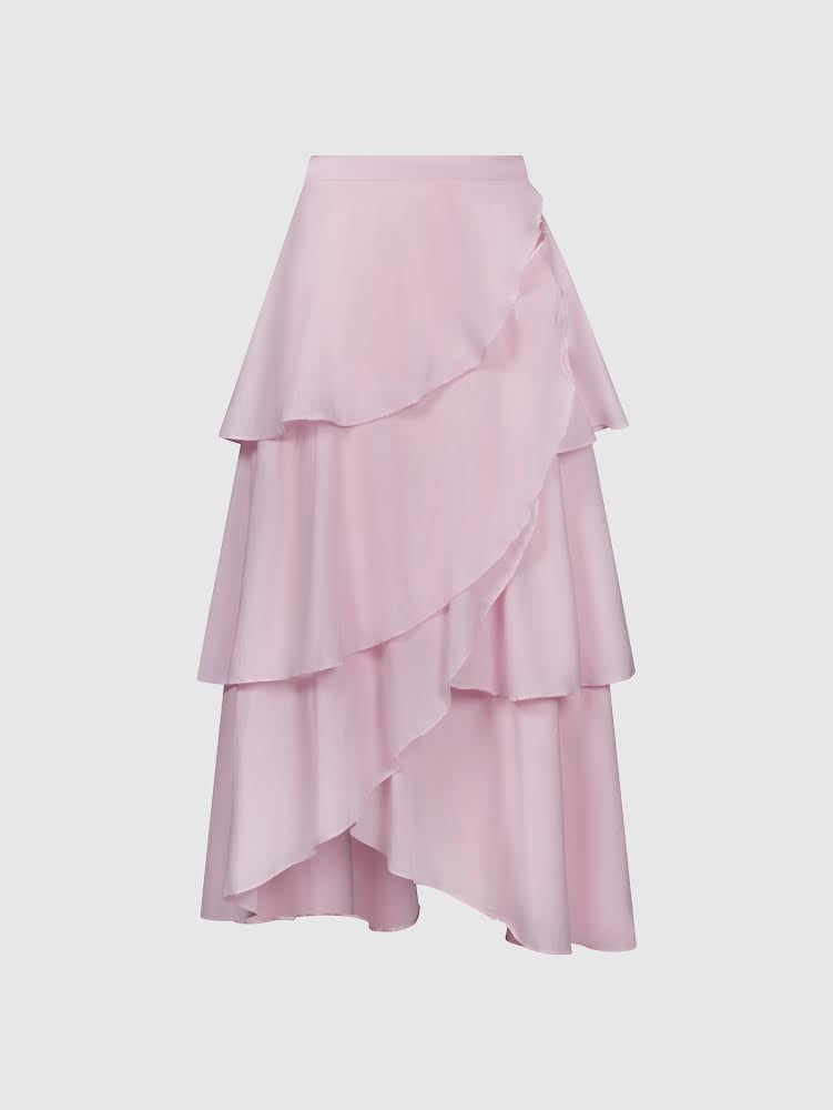 Petal Wrap Skirt (Rose)