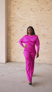 Two-Piece Luxe Wear (Magenta)